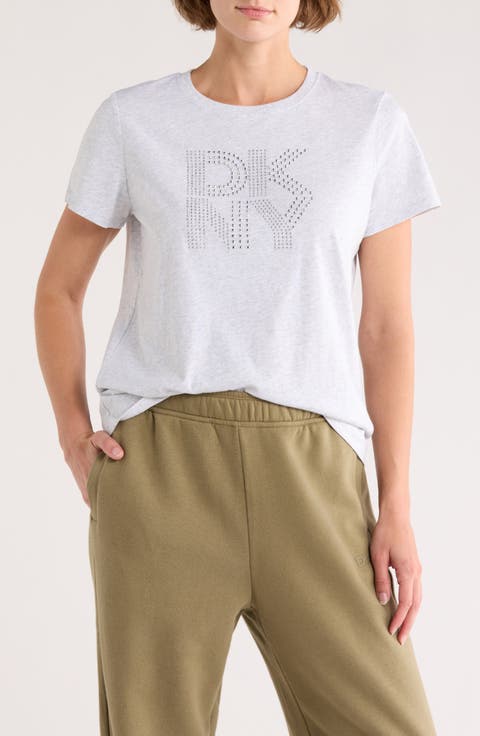 Mixed Rhinestone Logo T-Shirt