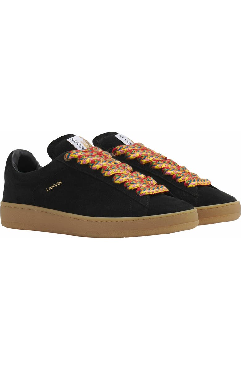 Lanvin Suede Curb Lite Sneakers For Men, Alternate, color,
