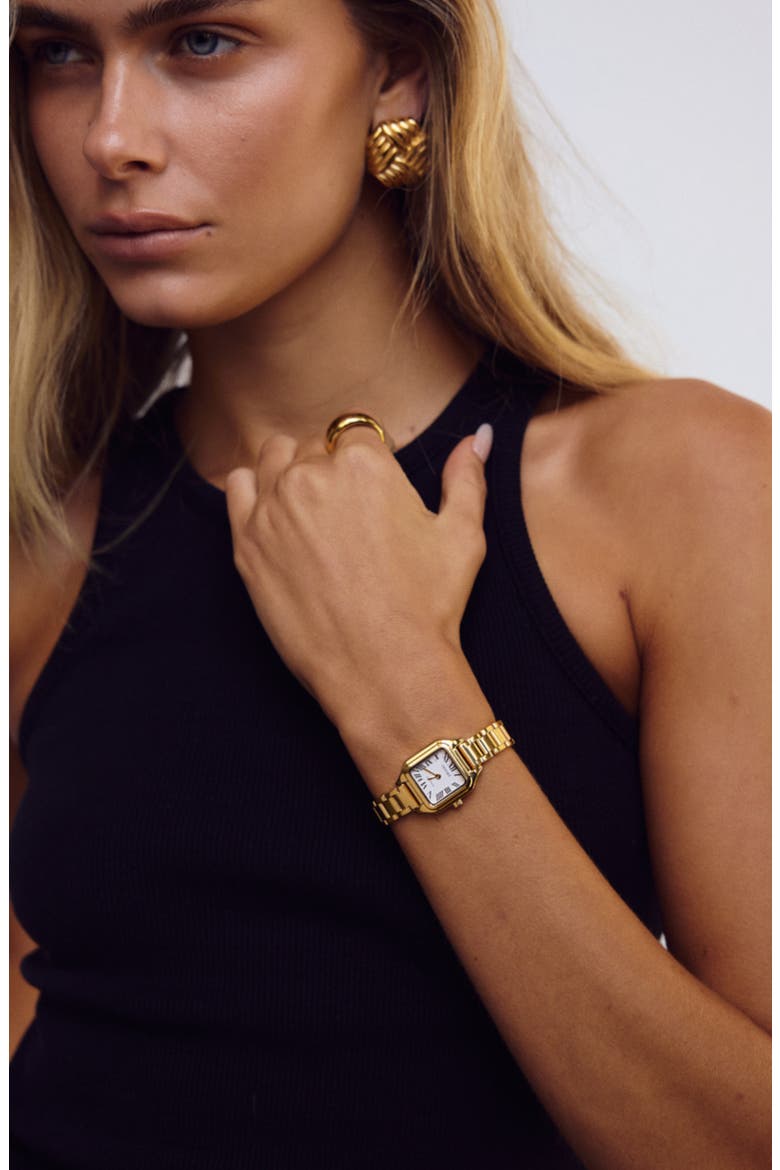 Hugo Bracelet Watch, 22mm, Alternate, color, GOLD