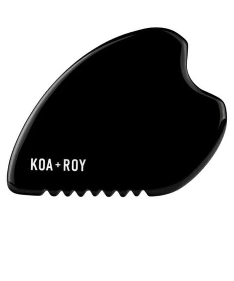 Large Black Obsidian Body Gua Sha Tool