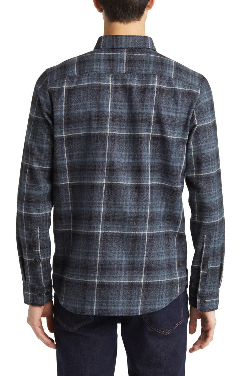 BOSS Ermann Check Flannel Button-Down Shirt, Alternate, color, 