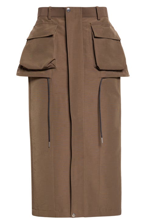 Grosgrain Bonding Midi Skirt
