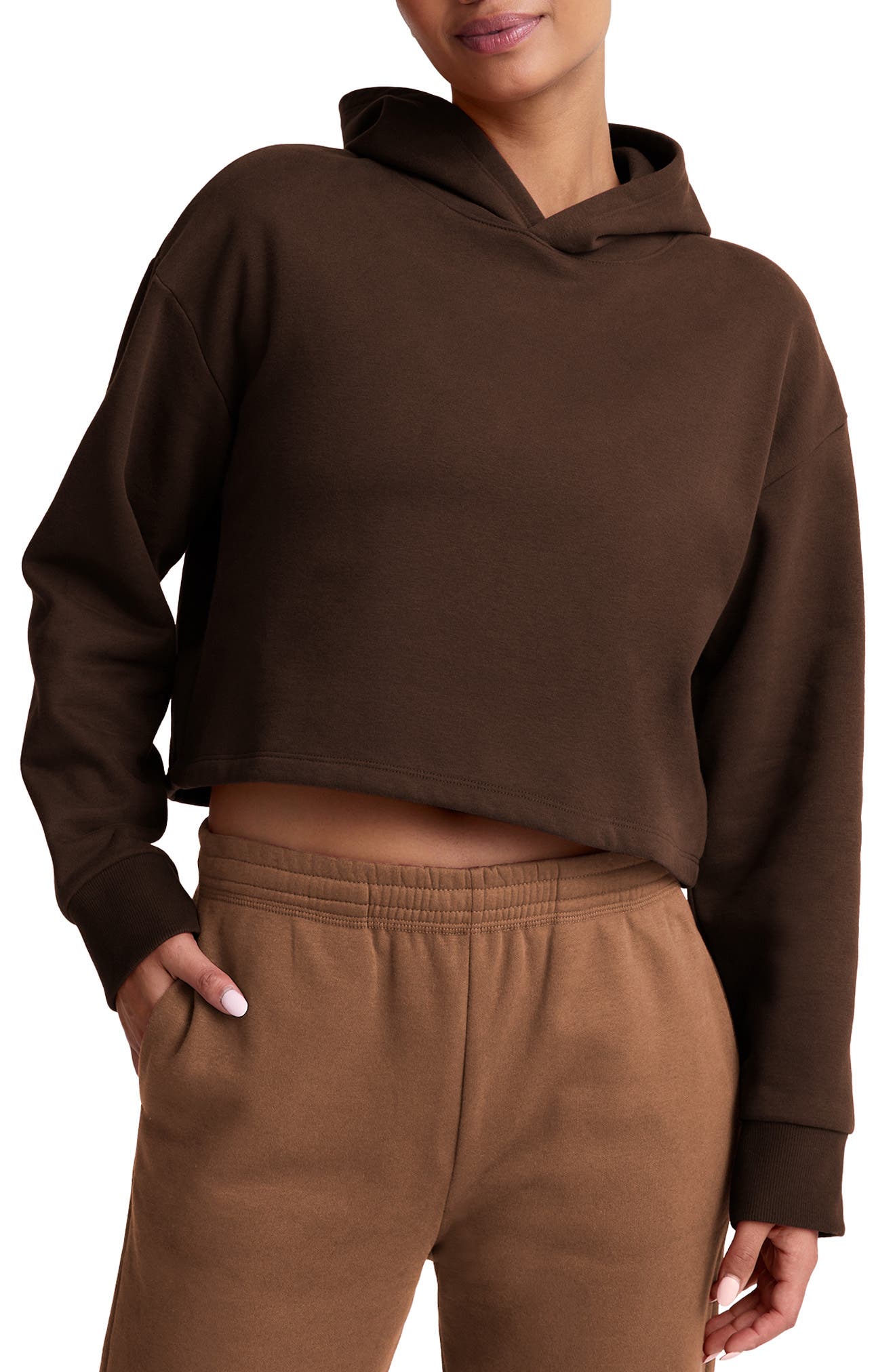 Beyond Yoga Happiness Crop Hoodie