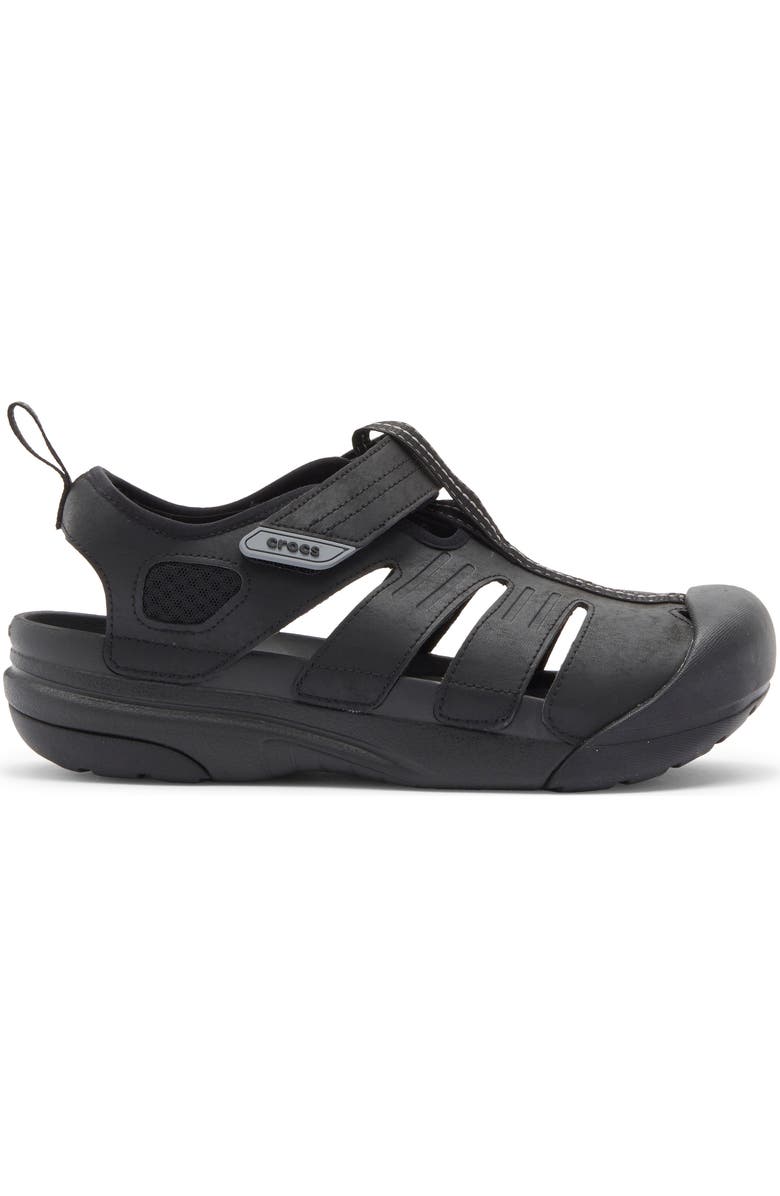 CROCS Yukon Fisherman Sandal, Alternate, color, Black