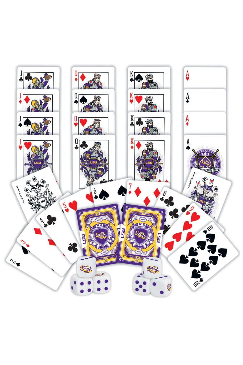 LSU Tigers Playing Cards & Dice, Alternate, color, Multicolor