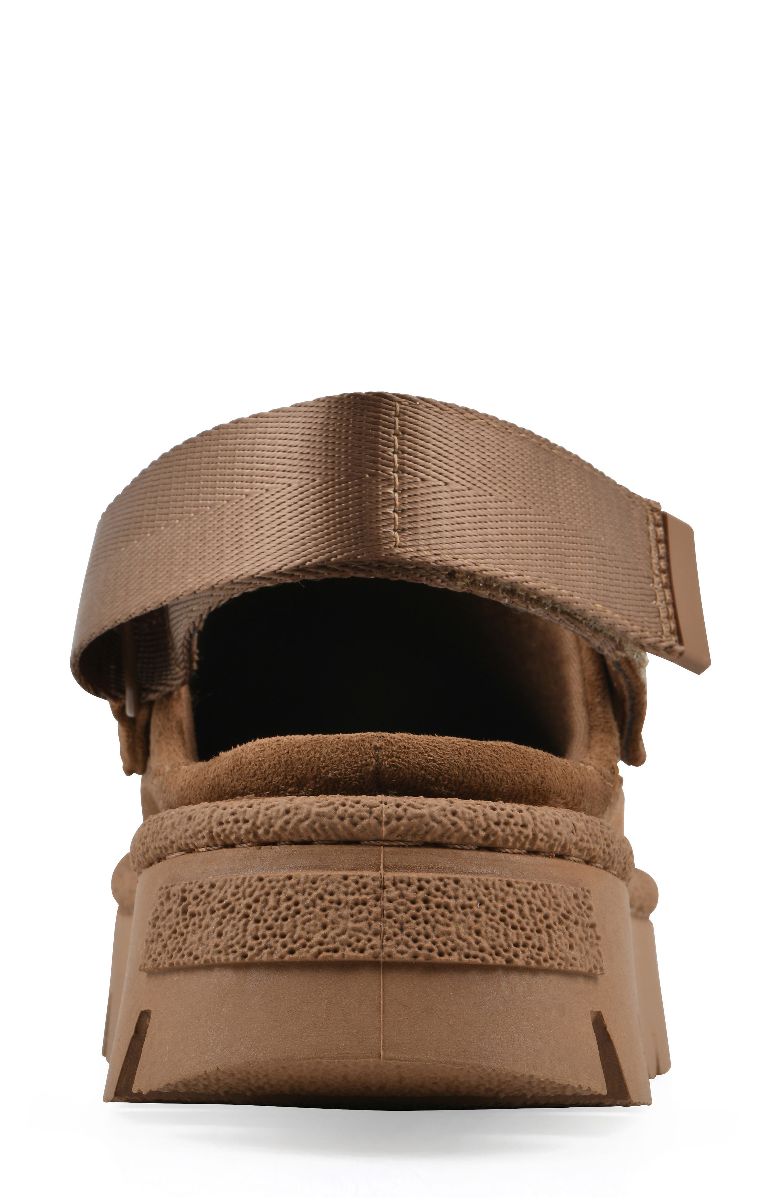 Toddy Platform Clog, Alternate, color, CHESTNUT