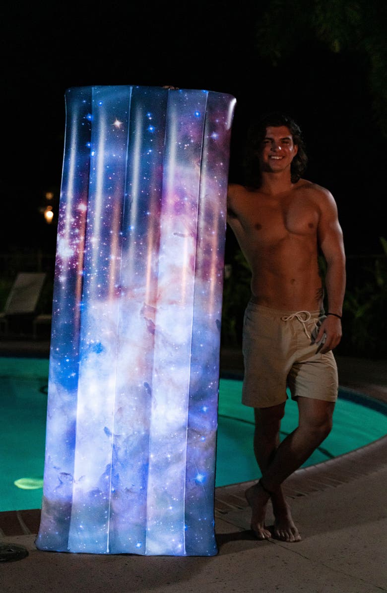 POOLCANDY Westerlund Deluxe LED Raft Pool Float, Alternate, color, Purple