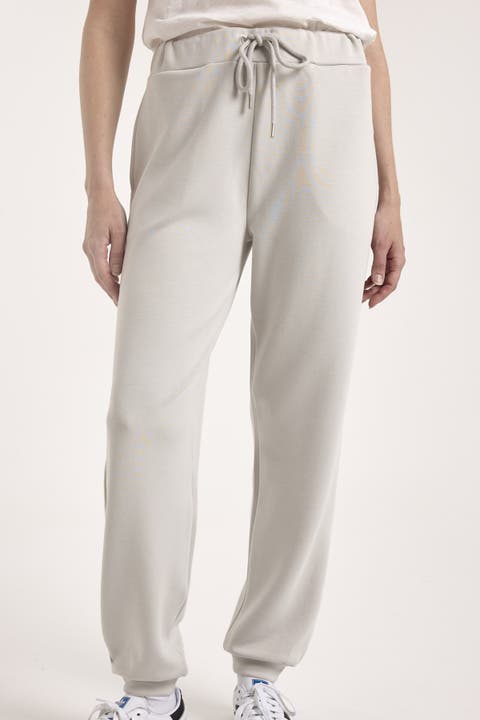 Piping Detail Jersey Cuffed Jogger