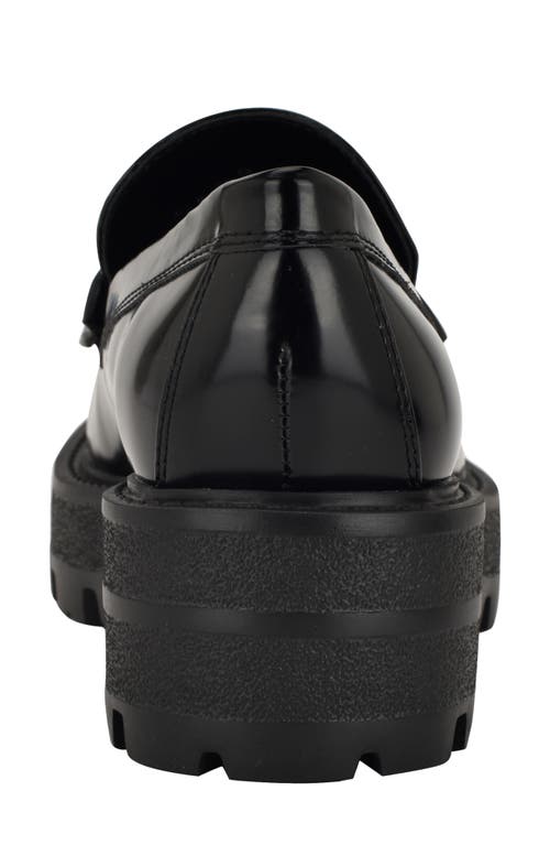 Guess Yanika 2 Platform Loafer In Black