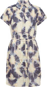 ICHI Emmeretta Printed Cotton Dress