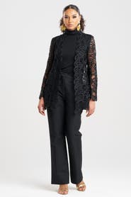 Natori RAFFIA LACE Blazer