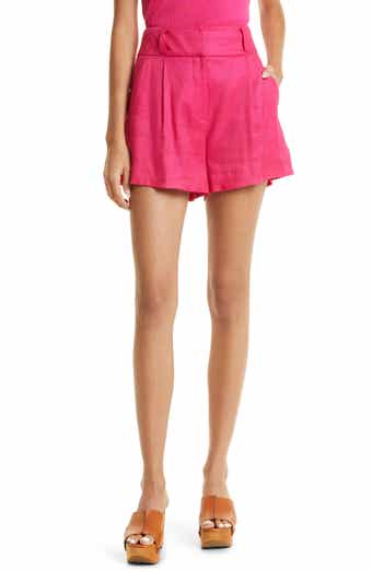 Veronica Beard Velia Linen Blend Shorts