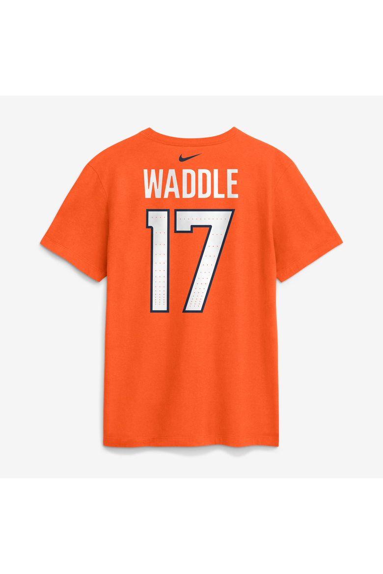 Men's Nike Jaylen Waddle Orange Denver Broncos Name & Number T-Shirt, Alternate, color, Orange