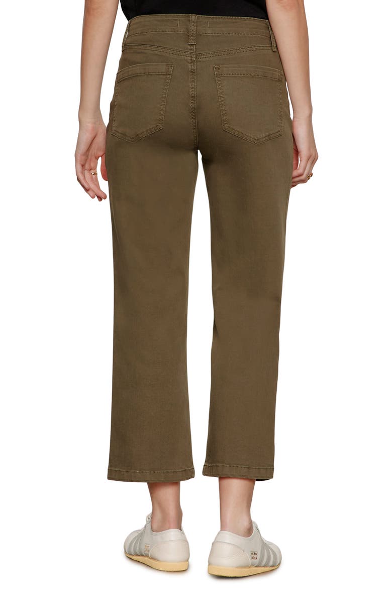 Retreat Crop Straight Leg Utility Pants, Alternate, color, BURNT OLIVE GREEN