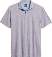 johnnie-O Starnes Heathered Cotton Blend Polo