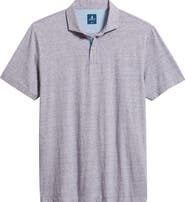 johnnie-O Starnes Heathered Cotton Blend Polo