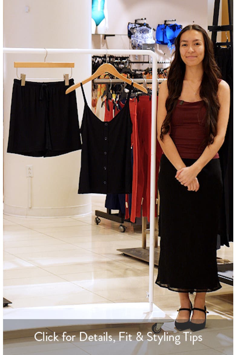 Rib Camisole & Shorts Sleep Set video