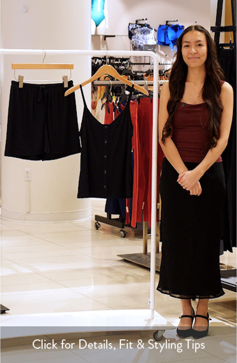 Rib Camisole & Shorts Sleep Set, sales video thumbnail