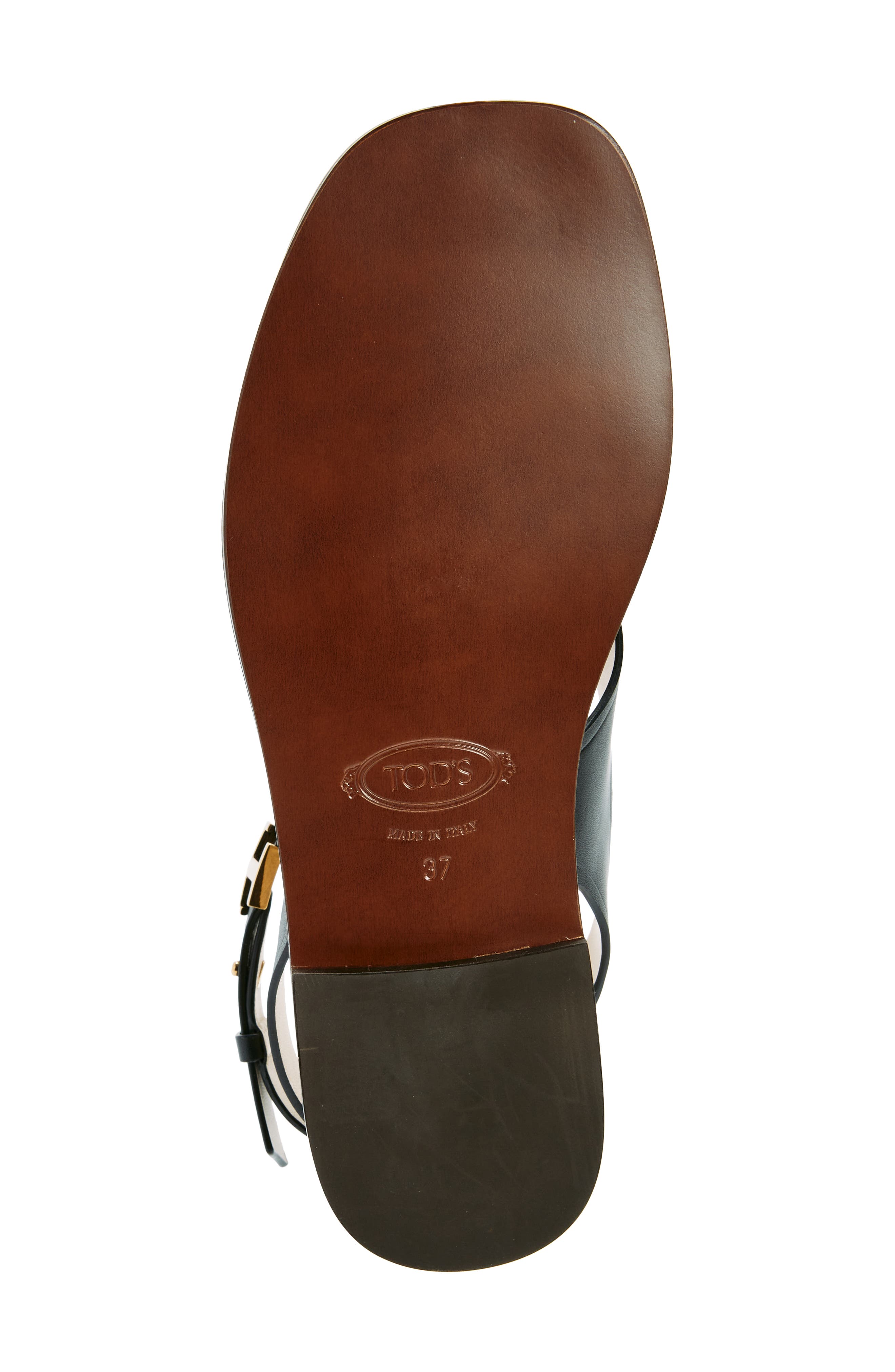 Tod's Crossover Strap Sandal, Alternate, color, 