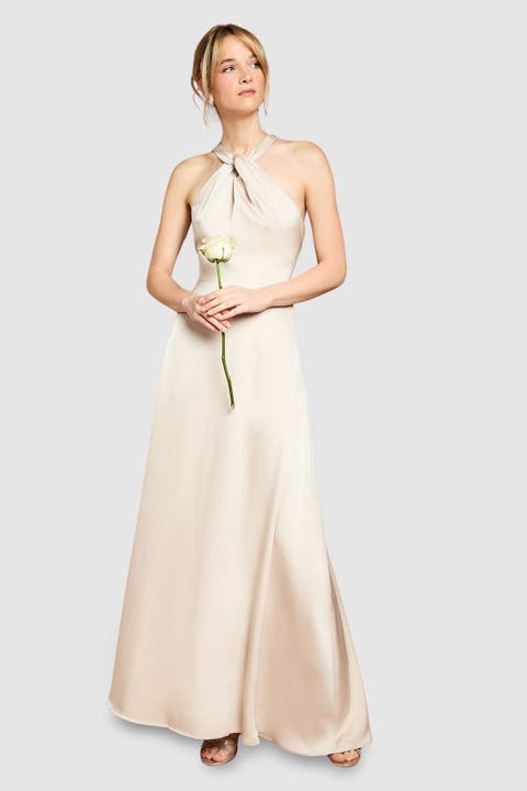 Honoured Twist Halterneck Maxi Dress