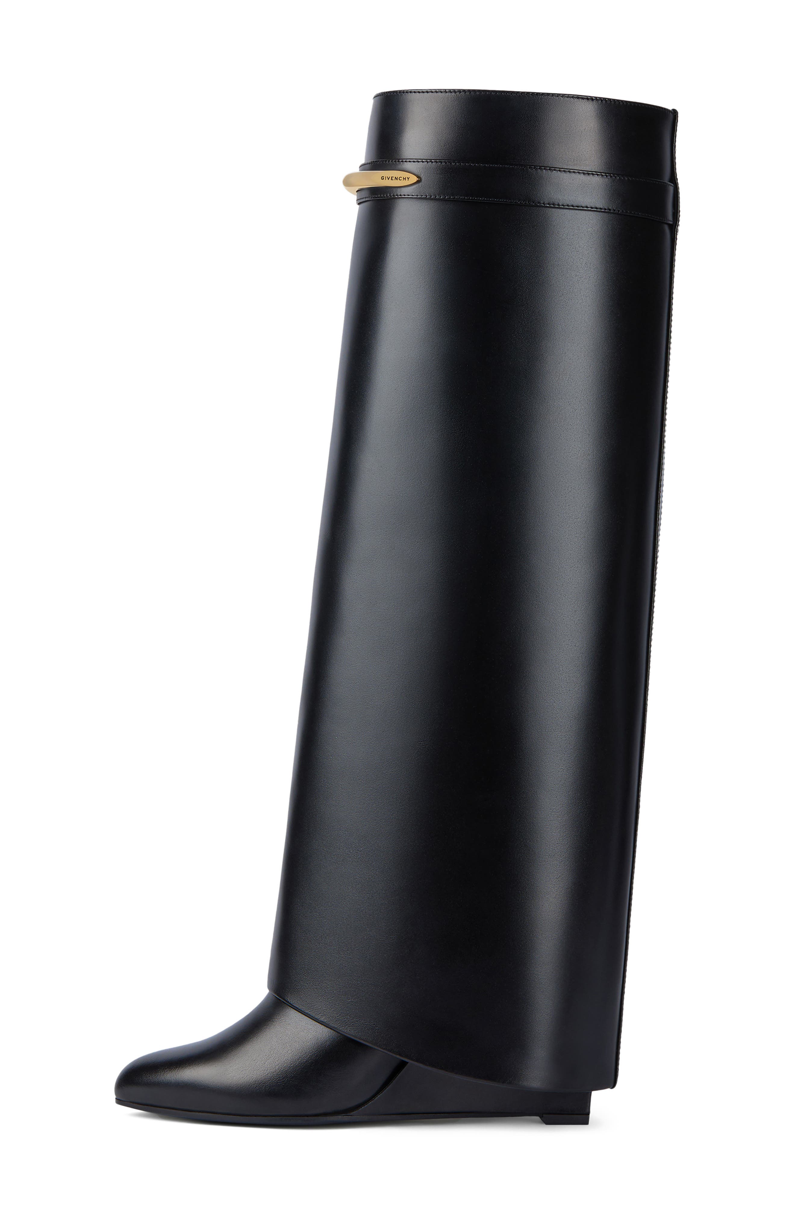 Givenchy Shark Pinch Tall Boot, Alternate, color, Black