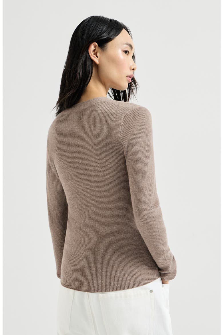 Cashmere cardigan, Alternate, color, Light Brown