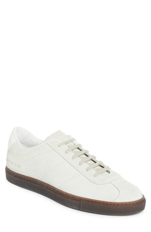 Common Projects Field Suede Trainer Sneaker In White