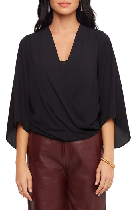 Draped Front Crossover Top