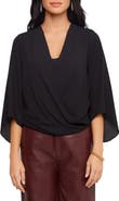 Karen Kane Draped Front Crossover Top
