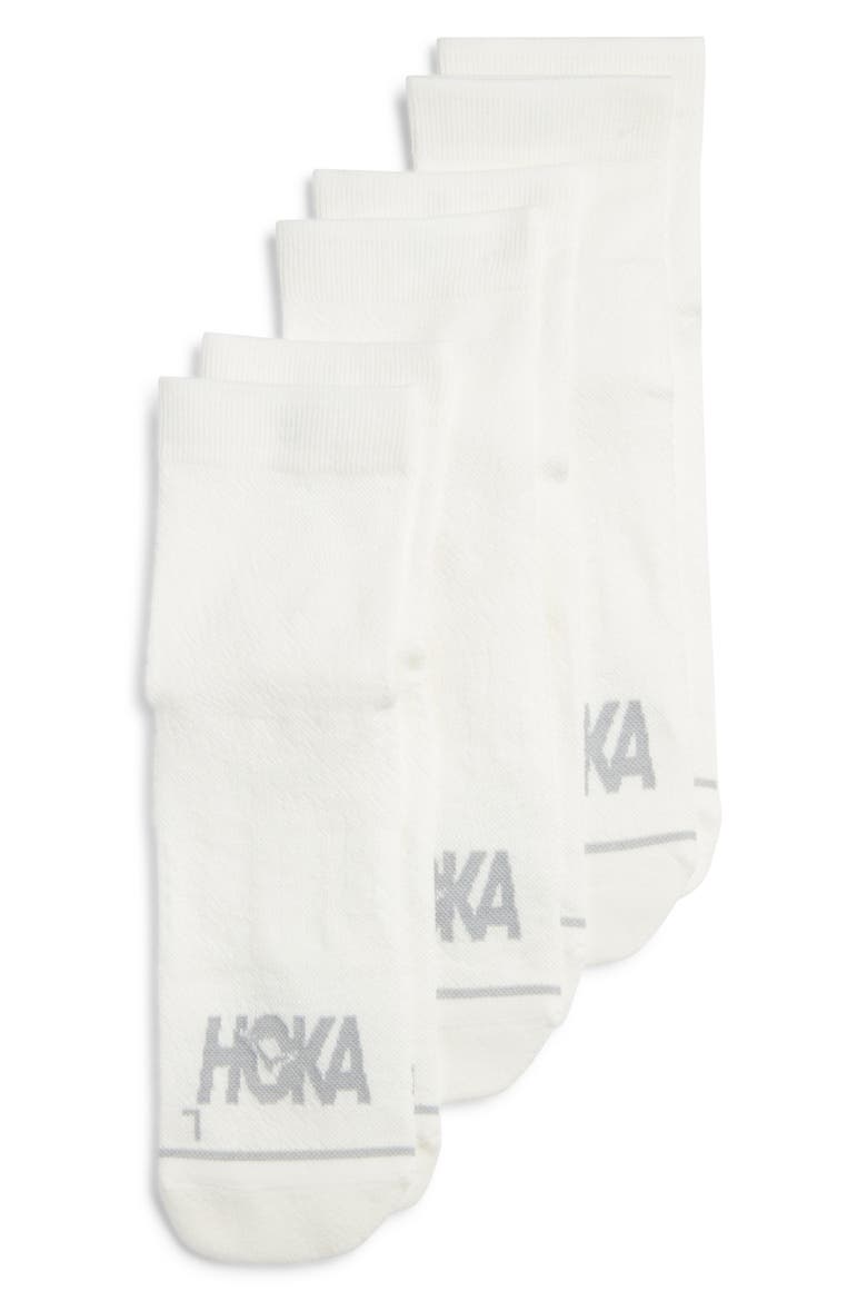 3-Pack Running Quarter Socks, Main, color, WHITE / WHITE / WHITE