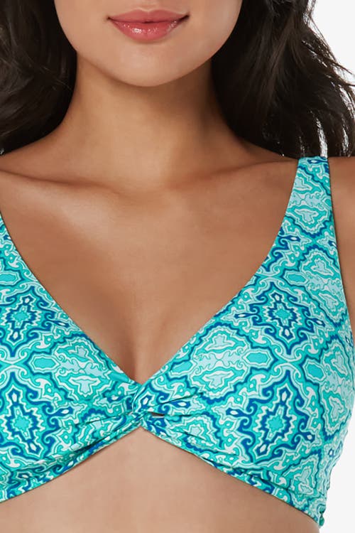 Helen Jon Twist Front Bralette In Marbella Tile