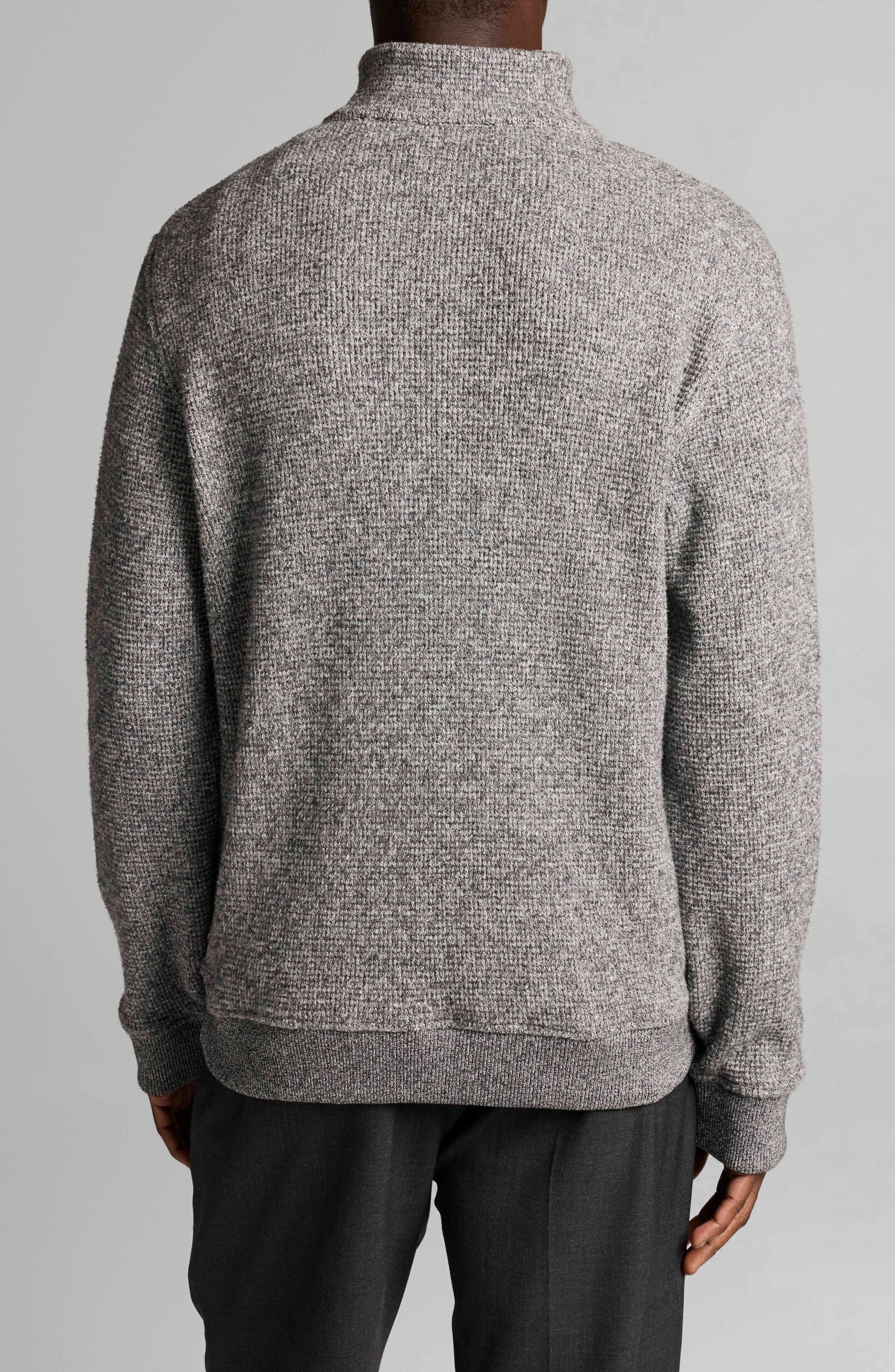 Vince Brushed Waffle Quarter Zip Pullover (Men) | Nordstrom