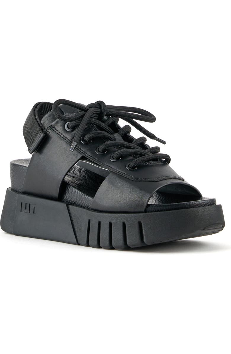 United Nude Delta Sporty Ii Sandals, Alternate, color, Black