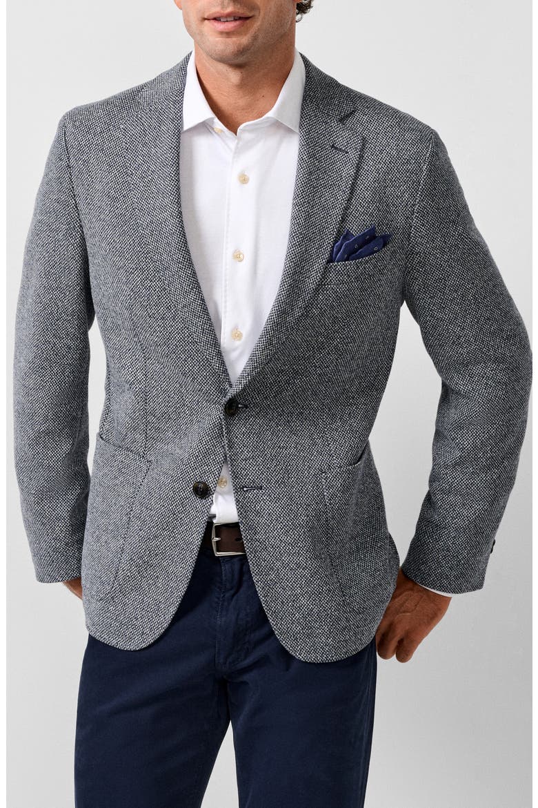 Jackson Donegal Knit Soft Coat, Main, color, DUSKY BLUE