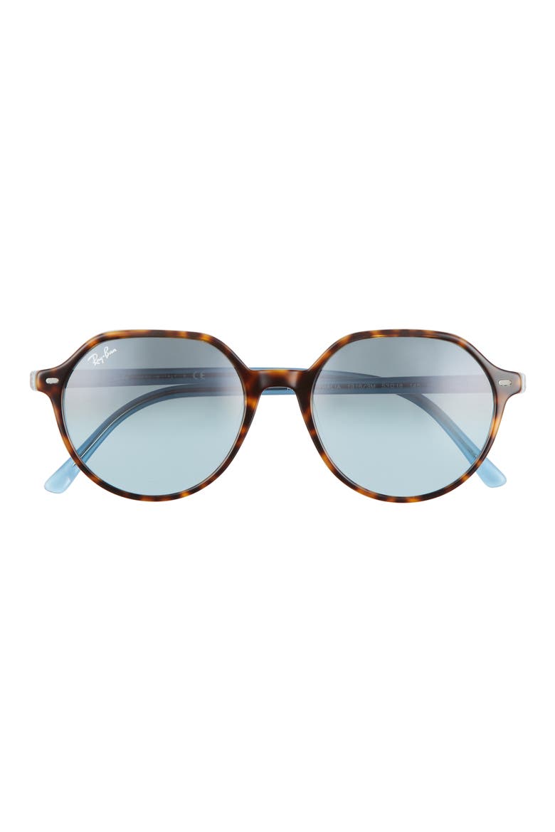 Thalia 53mm Square Sunglasses, Main, color, LIGHT BLUE / GRAD BLUE-GREY