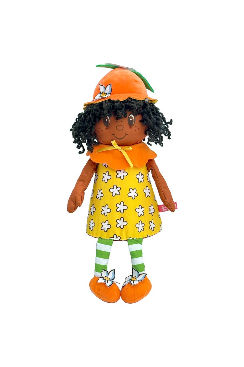 Pop n Flip 15 Inch Orange Blossom Plush Doll, Main, color, Orange