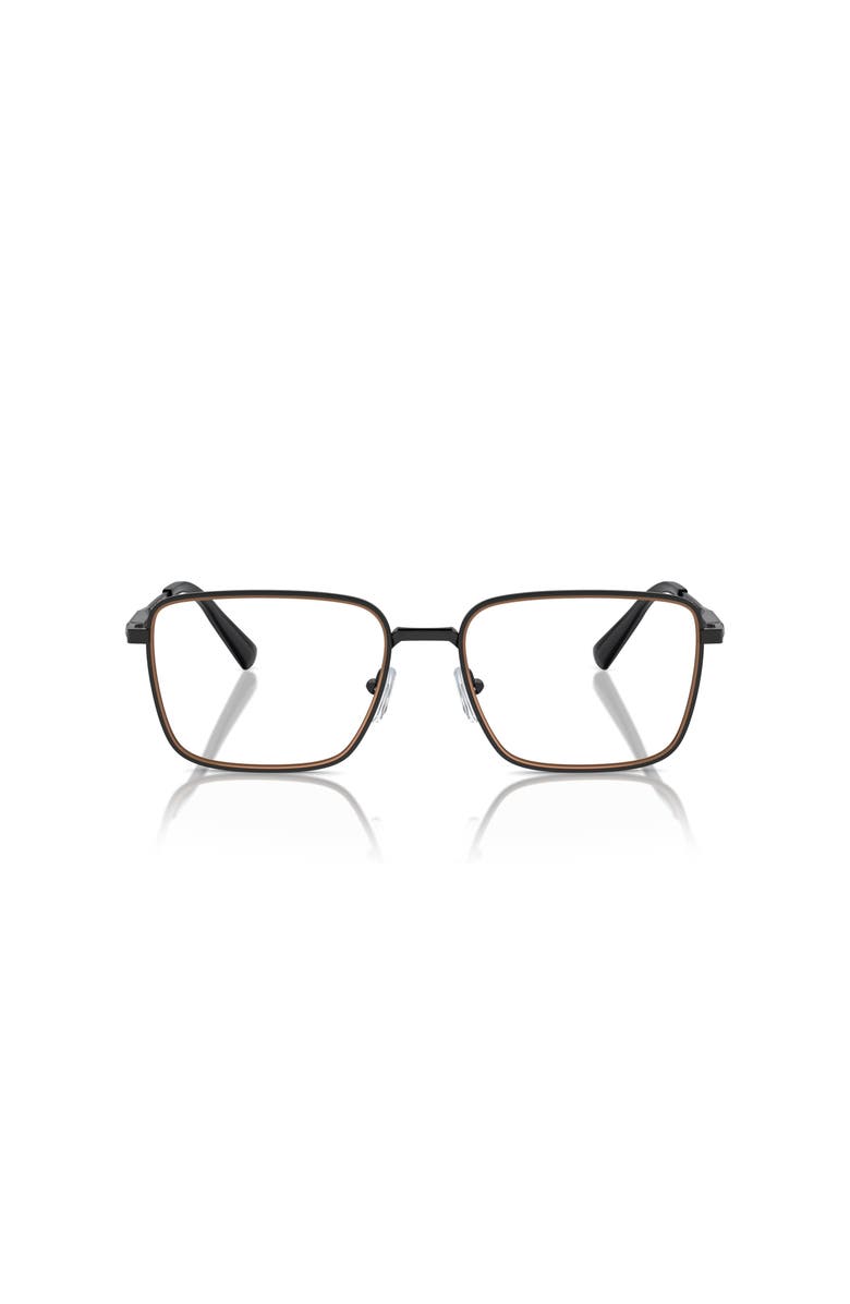Michael Kors 56mm Rectangle optical glasses, Alternate, color, Black