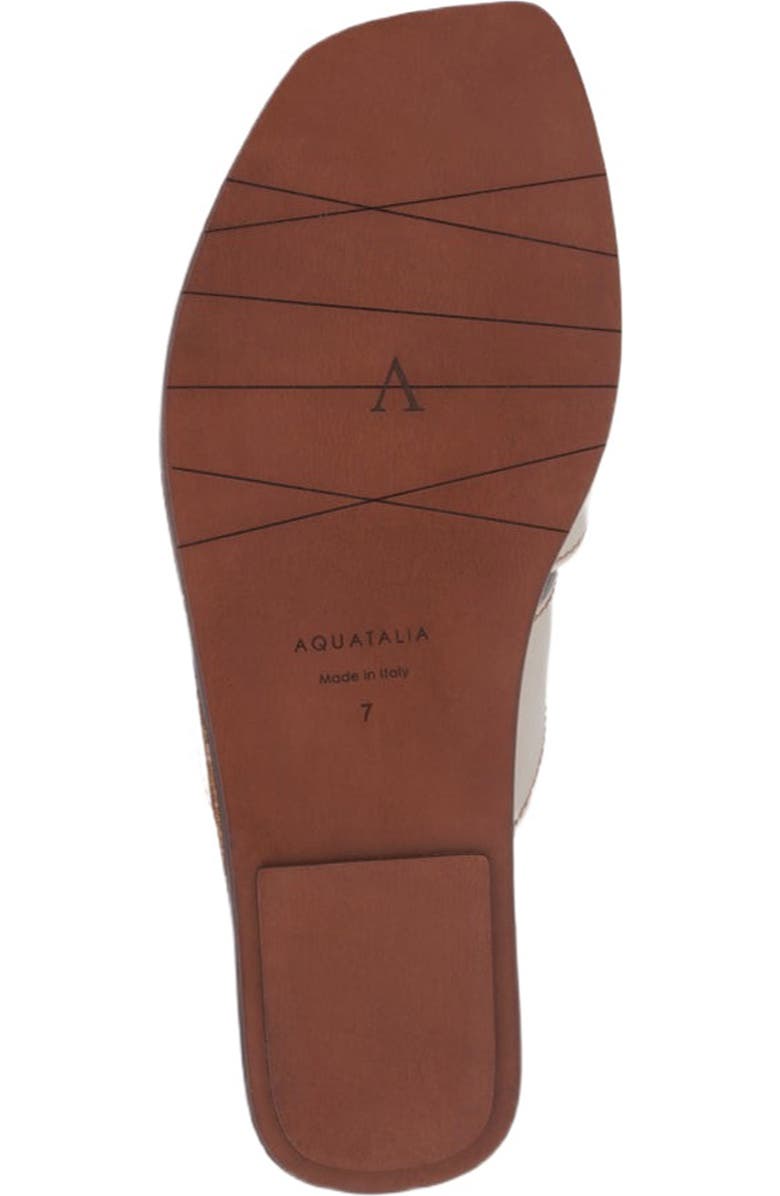 Aquatalia Belissa Slide Sandal, Alternate, color, Soft Beige