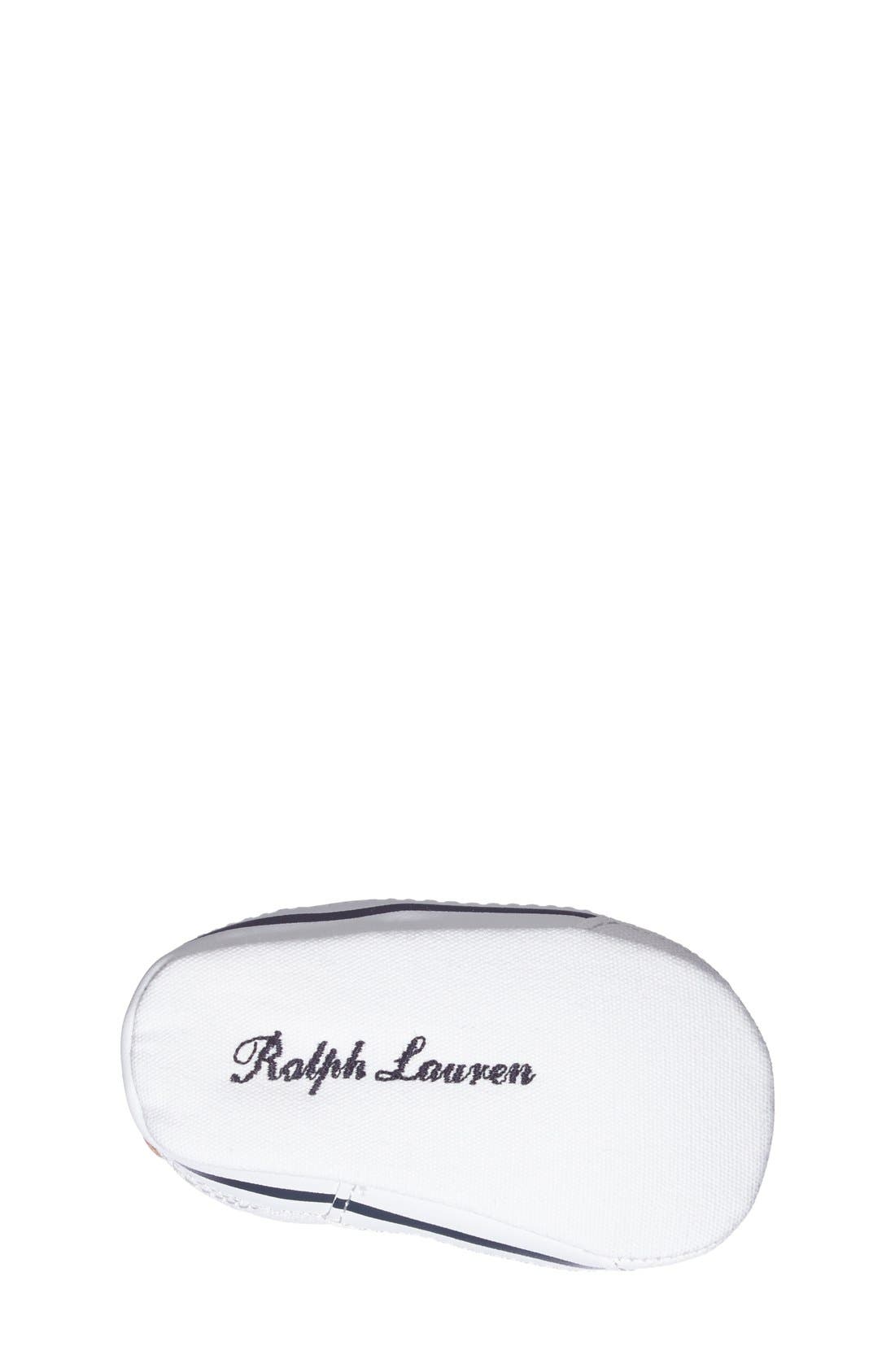 Ralph Lauren Layette 'Vaughn' Crib Shoe, Alternate, color, 