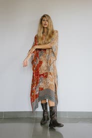Sun Child Long Caftan Neptune