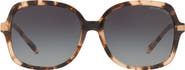 Michael Kors 57mm Gradient Square Sunglasses