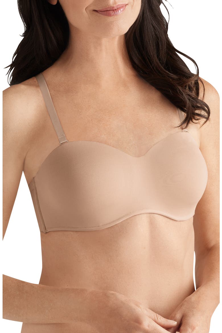 'Barbara' Convertible Molded Underwire Bra, Main, color, NUDE