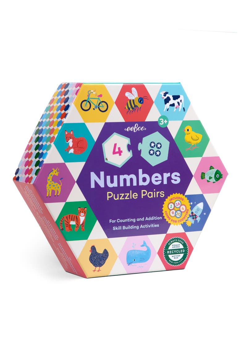 Numbers Puzzle Pairs Game, Main, color, MULTI