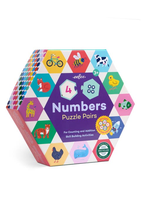 Numbers Puzzle Pairs Game