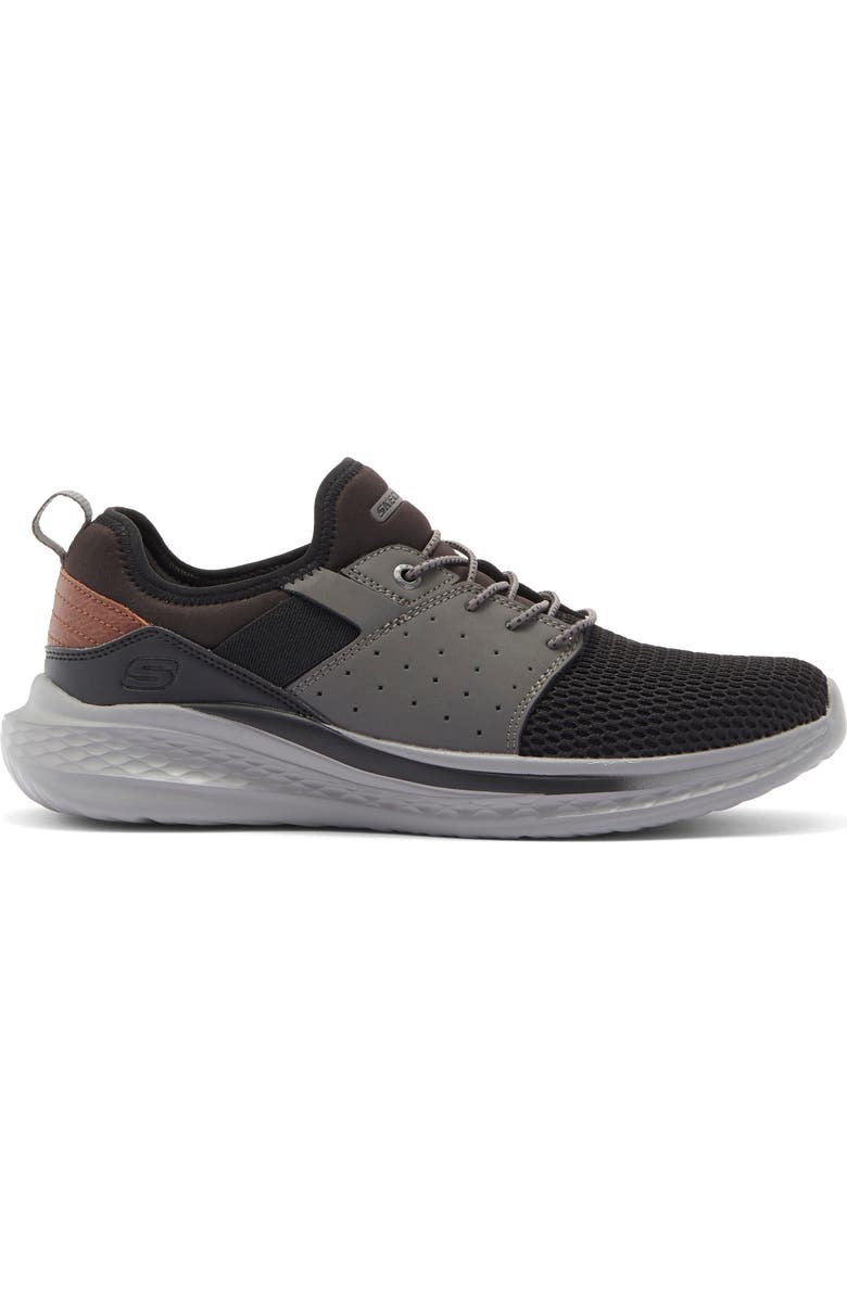 SKECHERS Slips-Ins<sup>®</sup> Relaxed Fit<sup>®</sup> Slade Raymar Sneaker, Alternate, color, Black/ Grey