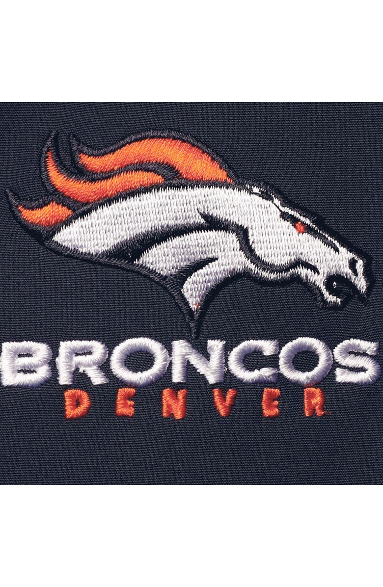 DUNBROOKE Men's Dunbrooke Navy Denver Broncos Big & Tall Sonoma Softshell Full-Zip Jacket, Alternate, color,