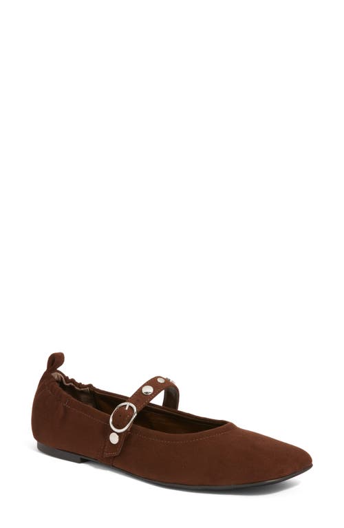 Open Edit Amethyst Mary Jane Ballet Flat In Brown