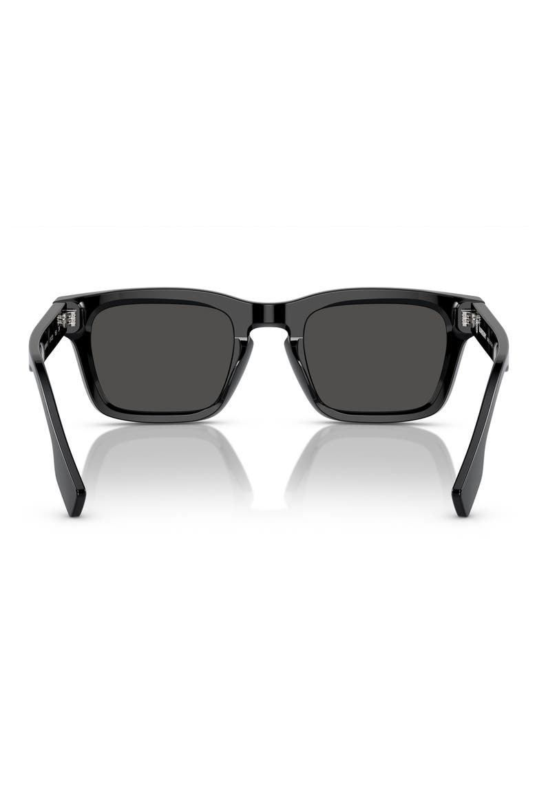 51mm Rectangular Sunglasses, Alternate, color, 30018751 BLACK