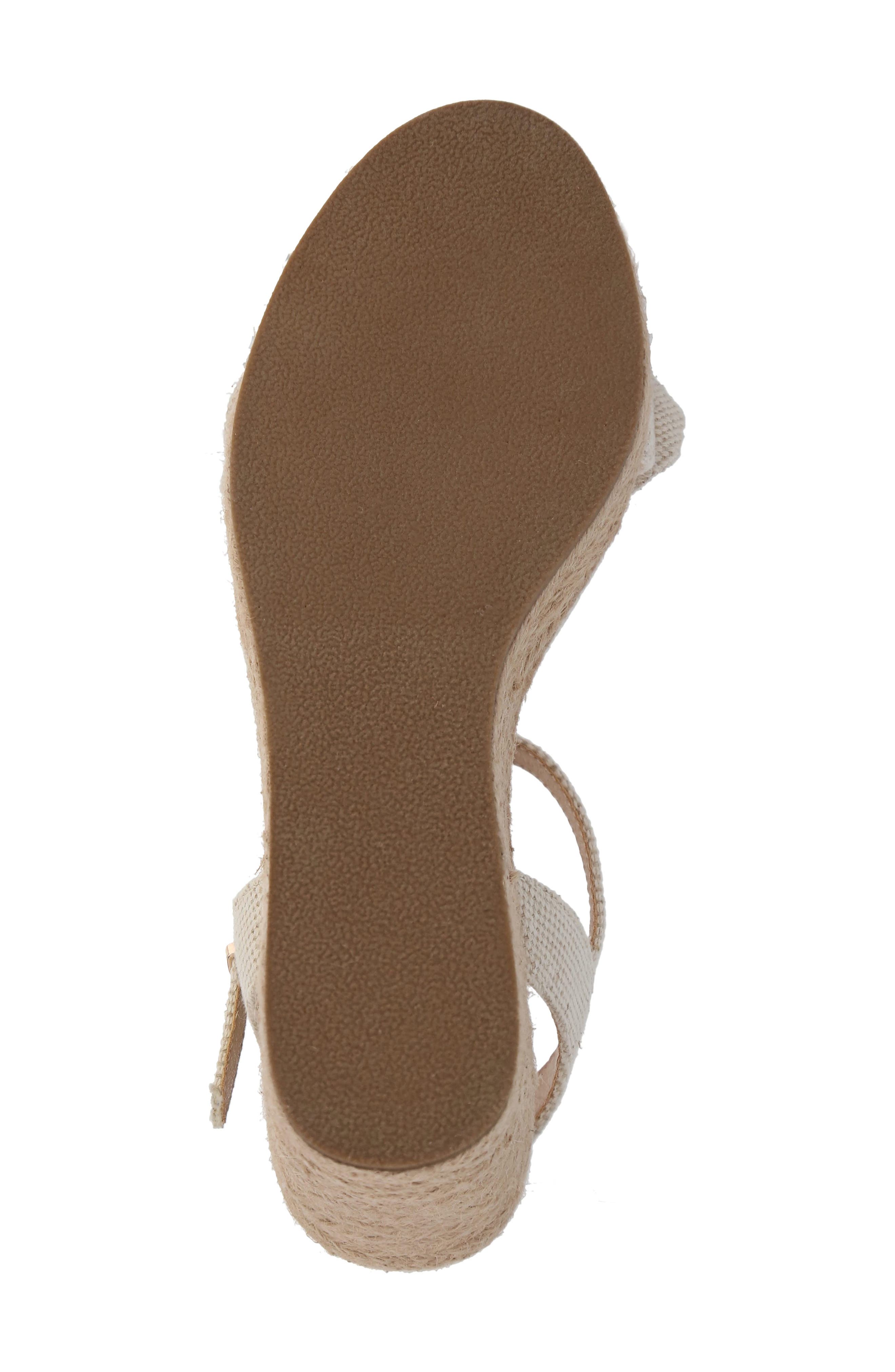 MIA Josiane Platform Wedge Espadrille Sandal, Alternate, color, Natural