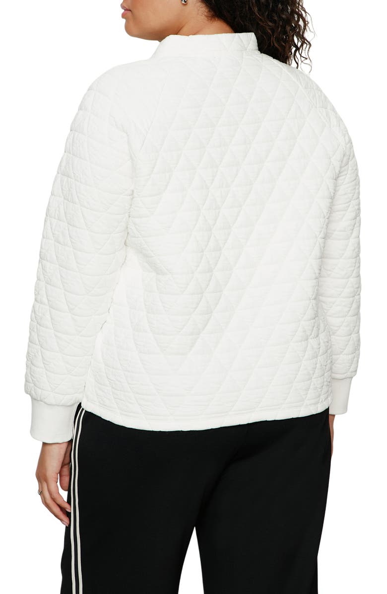 Sanctuary Quilted Popover Top, Alternate, color, Chalk White